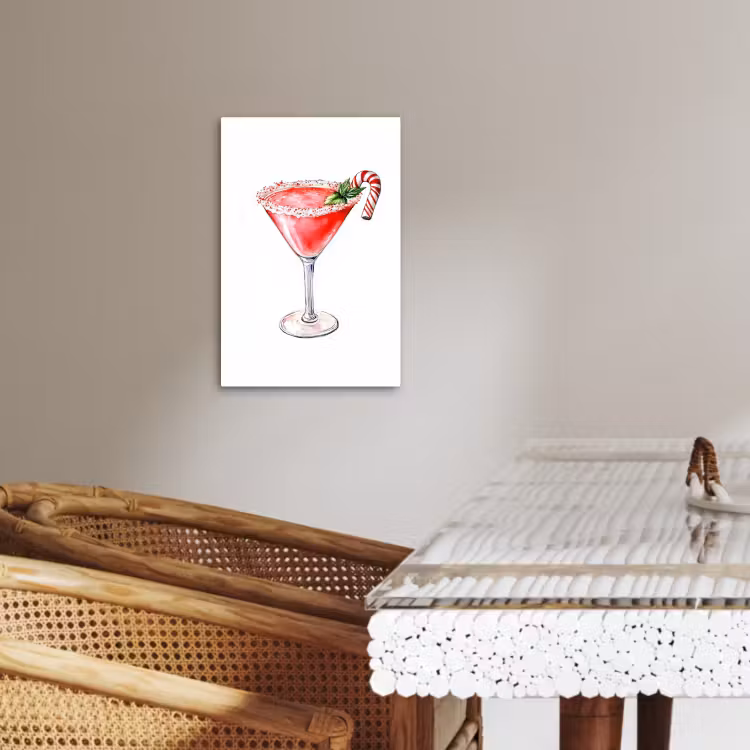 Dipinti su tela - Cocktail - Bevanda - Inverno - Arte — 3