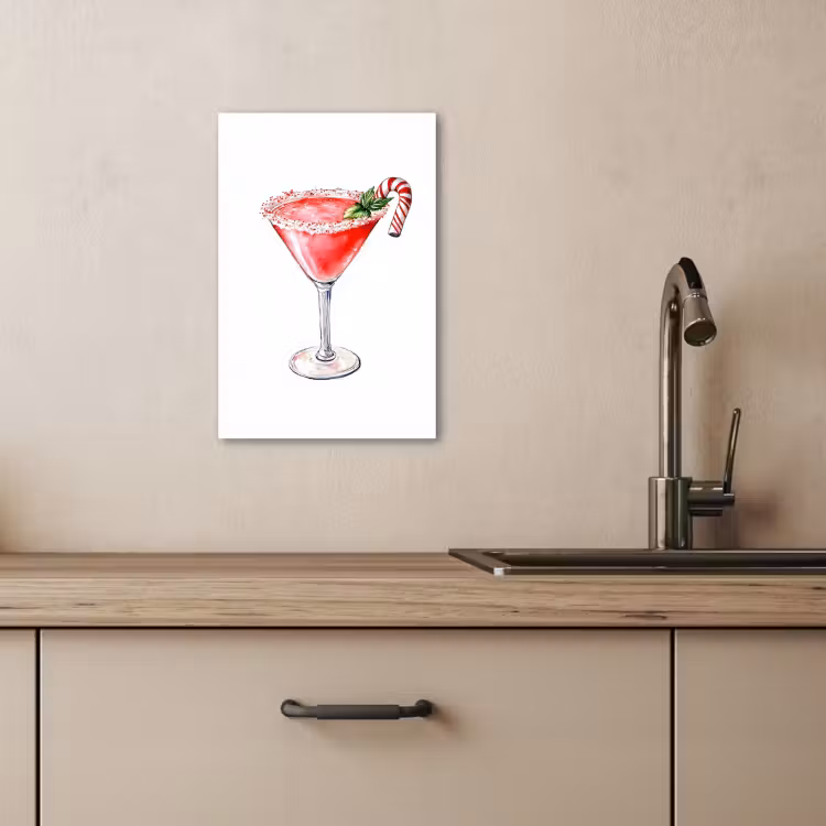 Dipinti su tela - Cocktail - Bevanda - Inverno - Arte — 4