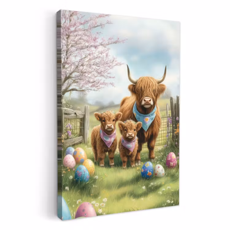 Highlander scozzesi - Uova di Pasqua - Primavera — 4