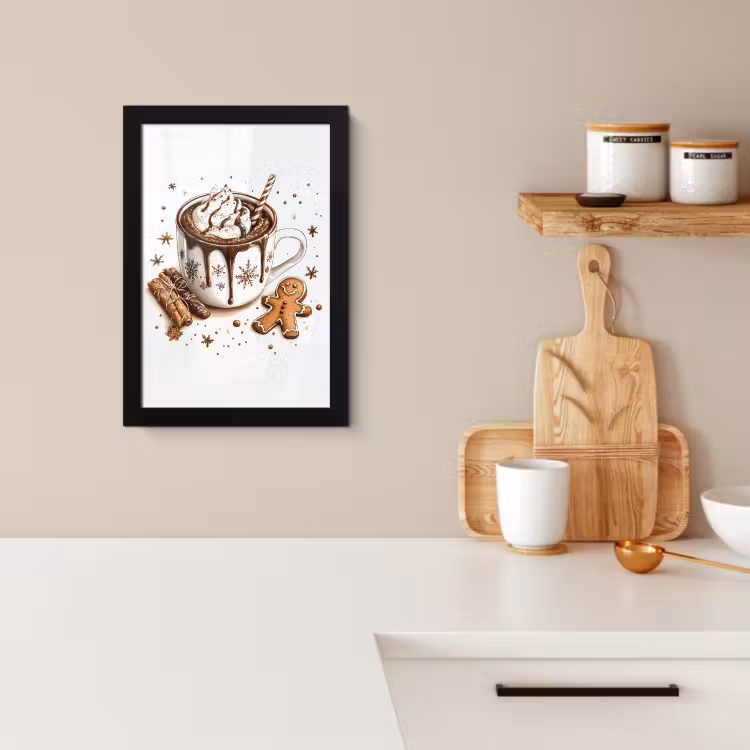 KitchenYeah - Cucina - Cornice per foto - Chocomel - Decorazione - Torta - Inverno - Natale — 2