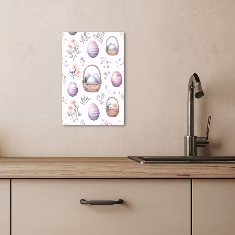 Fiori - Uova di Pasqua - Cartamodello — 2