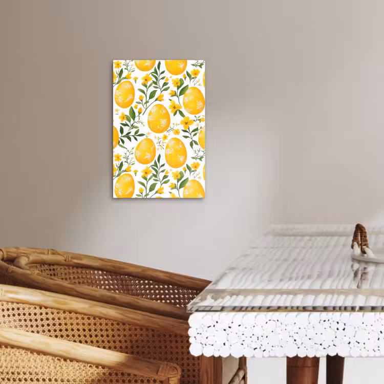 Fiori - Uova di Pasqua - Giallo — 2