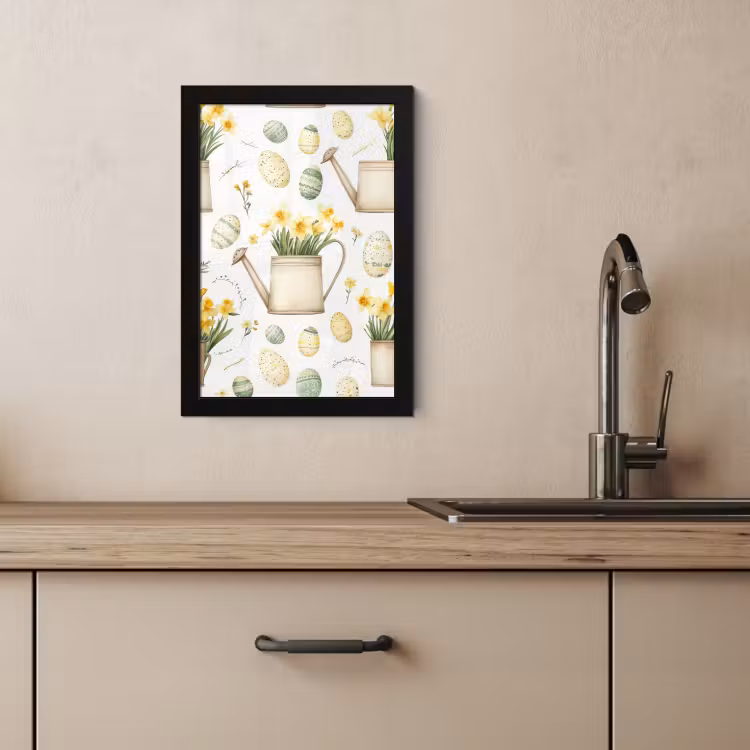 Cornice per foto - Annaffiatoio - Fiori - Uova — 3