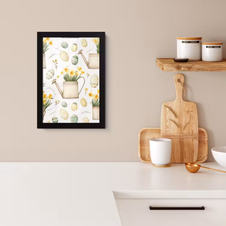 Cornice per foto - Annaffiatoio - Fiori - Uova — 4