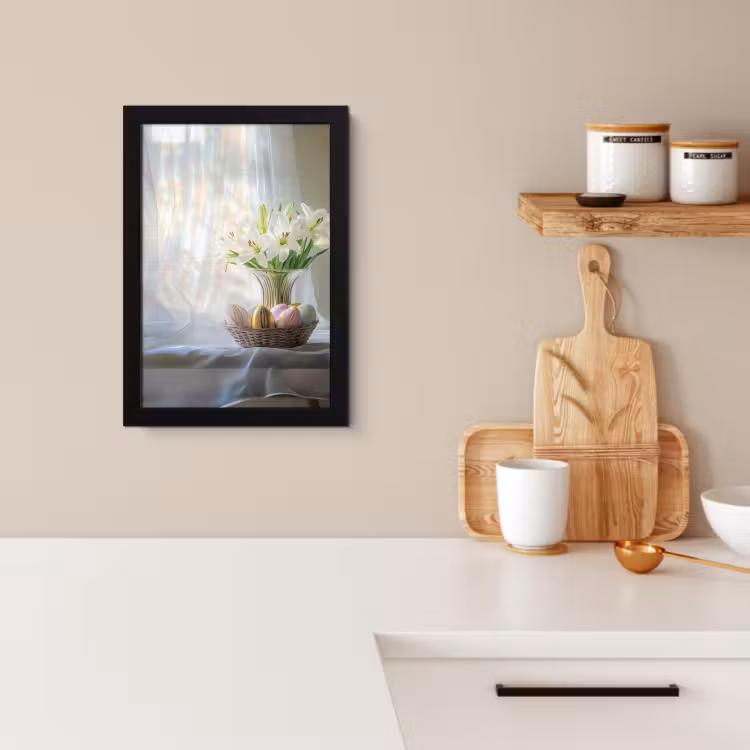 Cornice per foto - Vaso - Uova - Fiori — 2