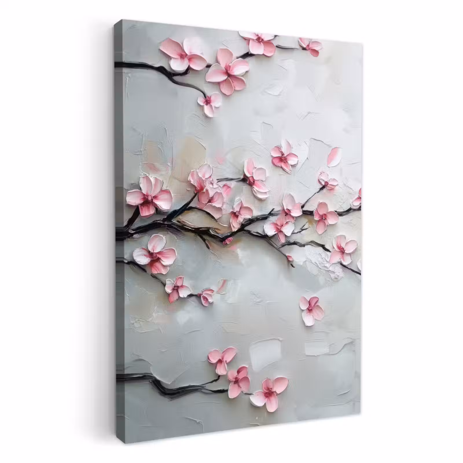 Dipinti su tela - Fiore - Artistico - Rosa - Sakura — 1