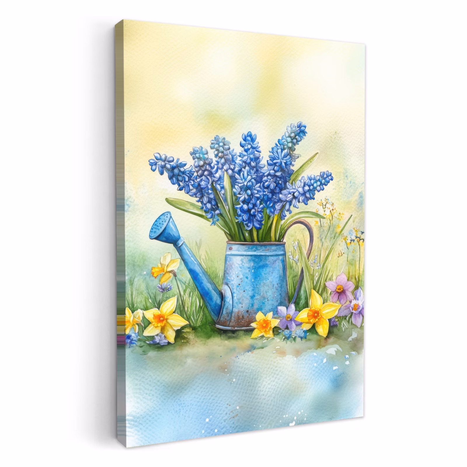 Dipinti su tela - Annaffiatoio - Lavanda - Fiori — 1