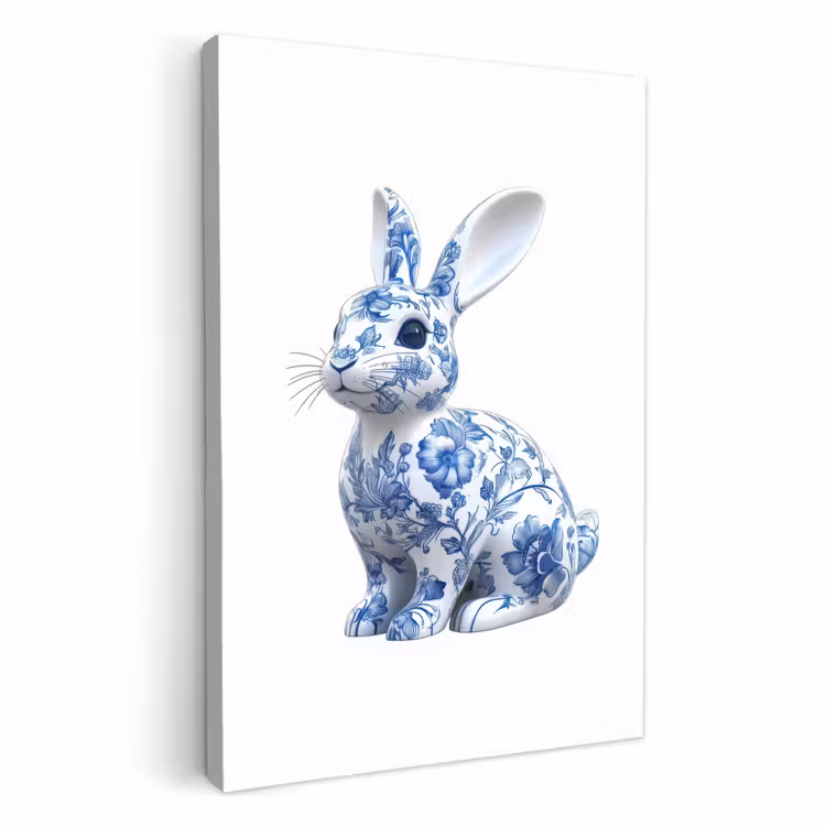 Blu Delft - Coniglietto - Bianco — 1