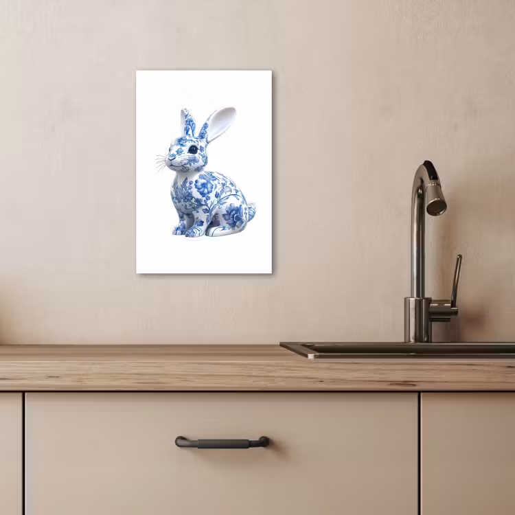 Blu Delft - Coniglietto - Bianco — 4