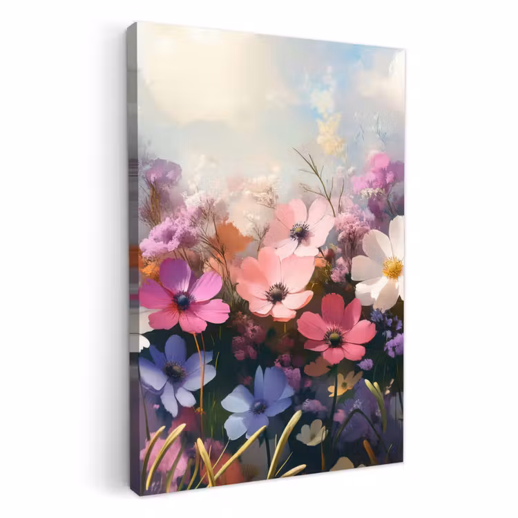 Dipinti su tela - Fiori - Colorati - In fiore — 1