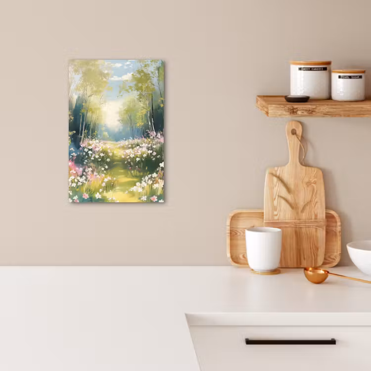 Dipinti su tela - Foresta - Stile di pittura - Colorato — 2