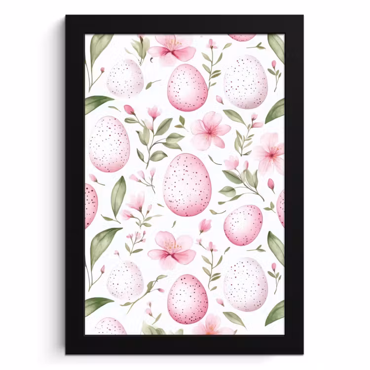 Cornice per foto - Motivo - Uova - Rosa - Pasqua — 1