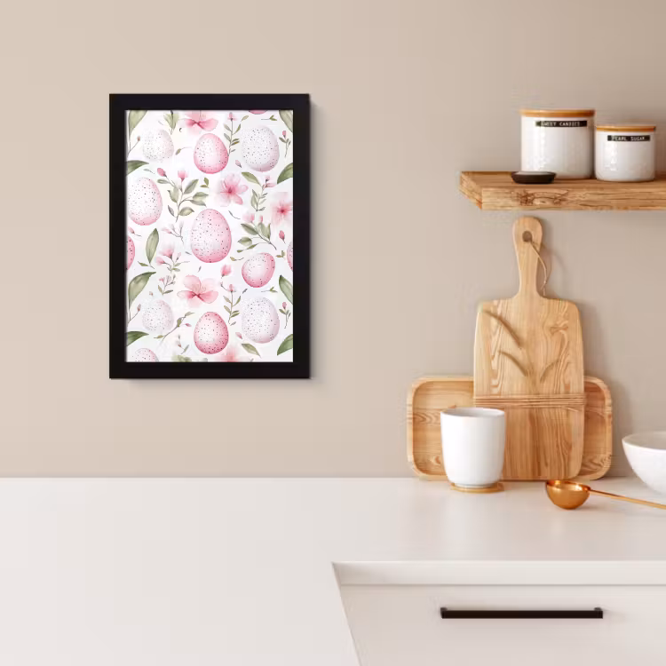 Cornice per foto - Motivo - Uova - Rosa - Pasqua — 2