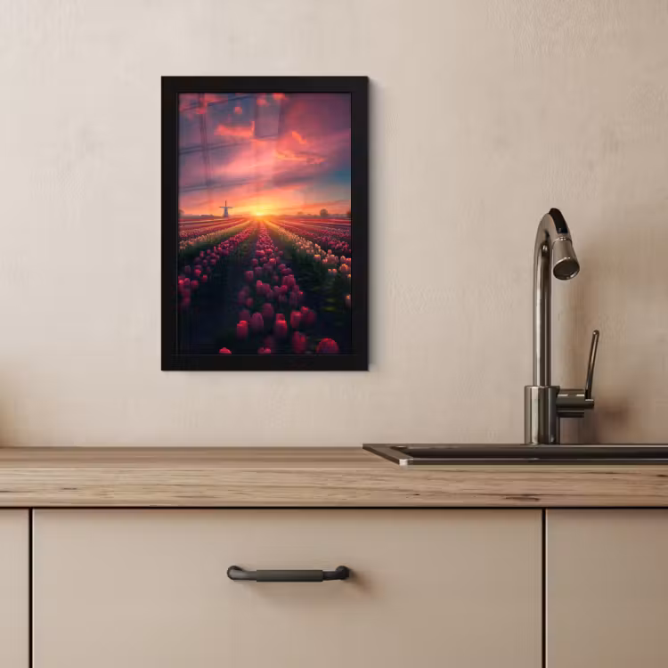 KitchenYeah - Cucina - Cornice per foto - Mulino a vento - Tramonto - Paesaggio — 4