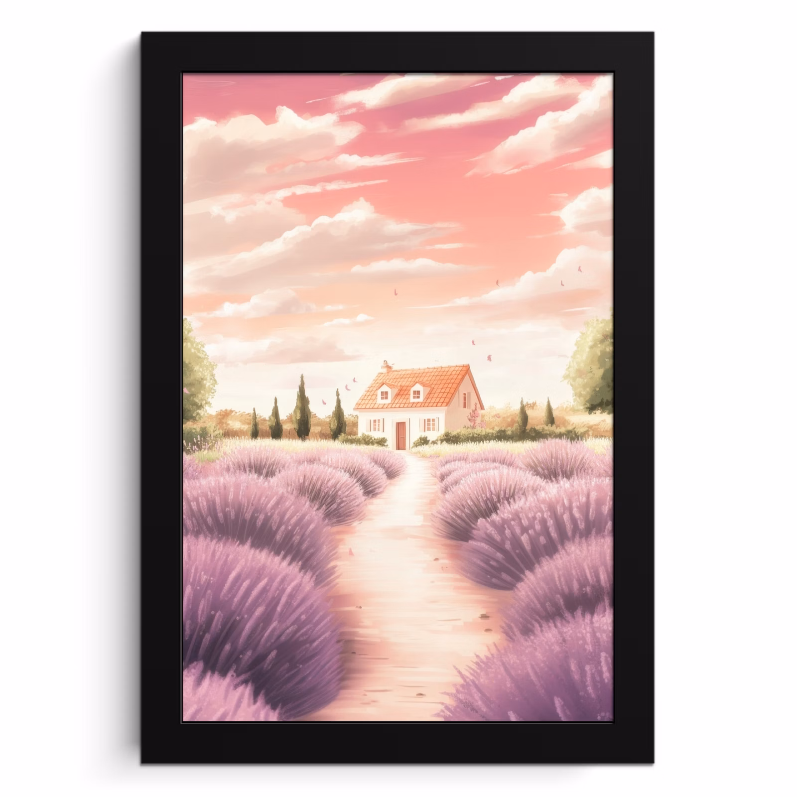 KitchenYeah - Cucina - Cornice per foto - Campo di lavanda - Casa - Viola — 1