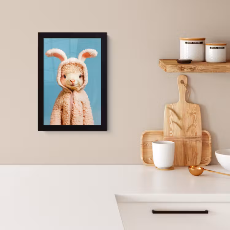 KitchenYeah - Cucina - Cornice per foto - Agnello - Coniglietto di Pasqua - Costume — 2