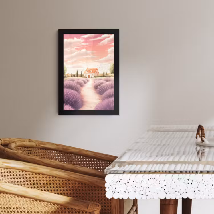KitchenYeah - Cucina - Cornice per foto - Campo di lavanda - Casa - Viola — 4