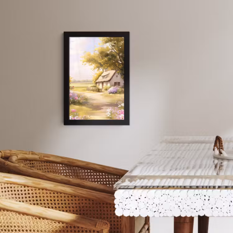 KitchenYeah - Cucina - Cornice per foto - Casetta - Legno - Fiori — 4