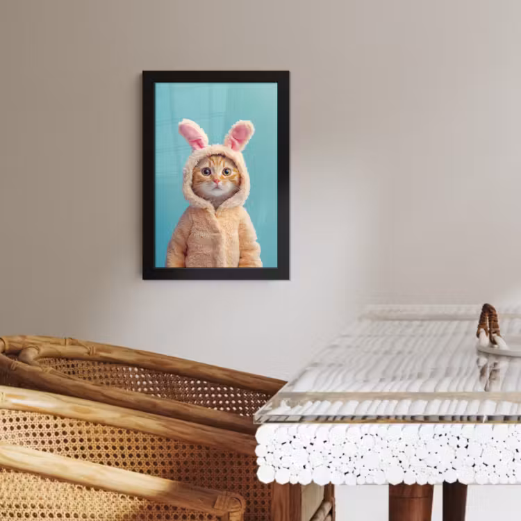 KitchenYeah - Cucina - Cornice per foto - Coniglietto di Pasqua - Gatto - Costume — 4