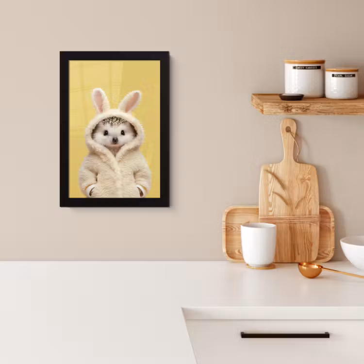 KitchenYeah - Cucina - Cornice per foto - Riccio - Coniglietto di Pasqua - Costume — 3