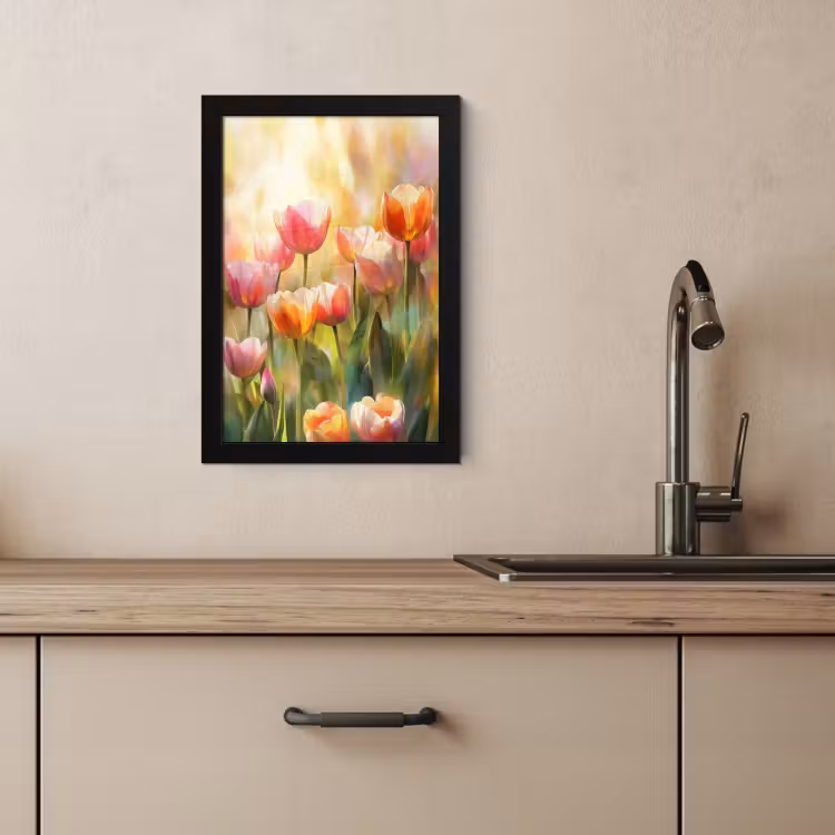 KitchenYeah - Cucina - Cornice per foto - Tulipani - Fiabesco - Colorato — 3