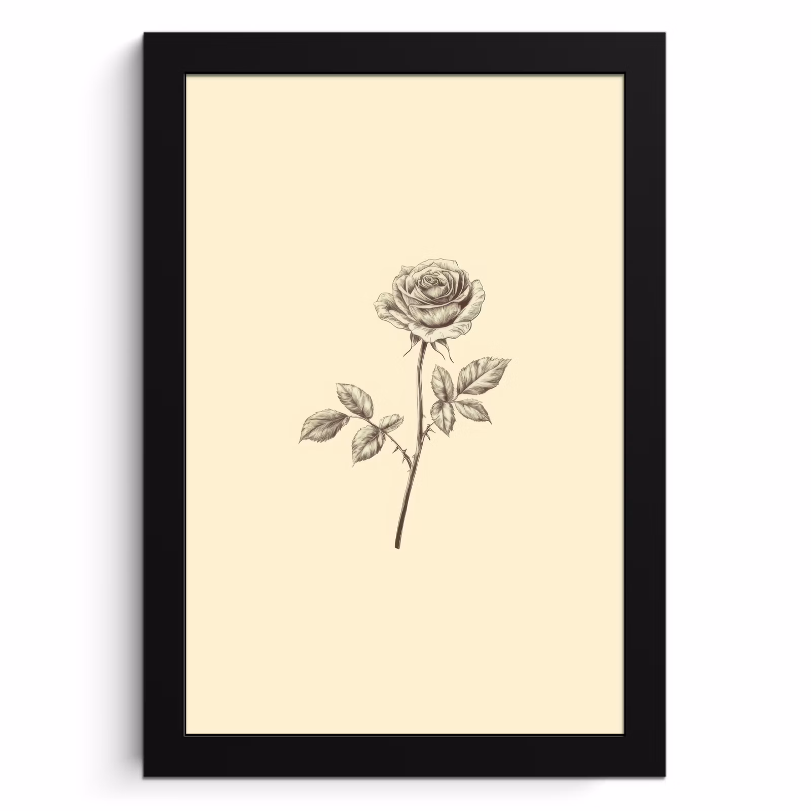 KitchenYeah - Cucina - Cornice per foto - Illustrazione - Nero - Rosa — 1
