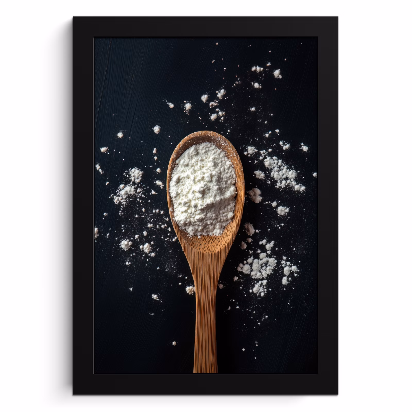 KitchenYeah - Cucina - Cornice per foto - Farina - Legno - Cucchiaio — 1