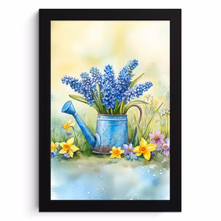 KitchenYeah - Cucina - Cornice per foto - Annaffiatoio - Lavanda - Fiori — 1