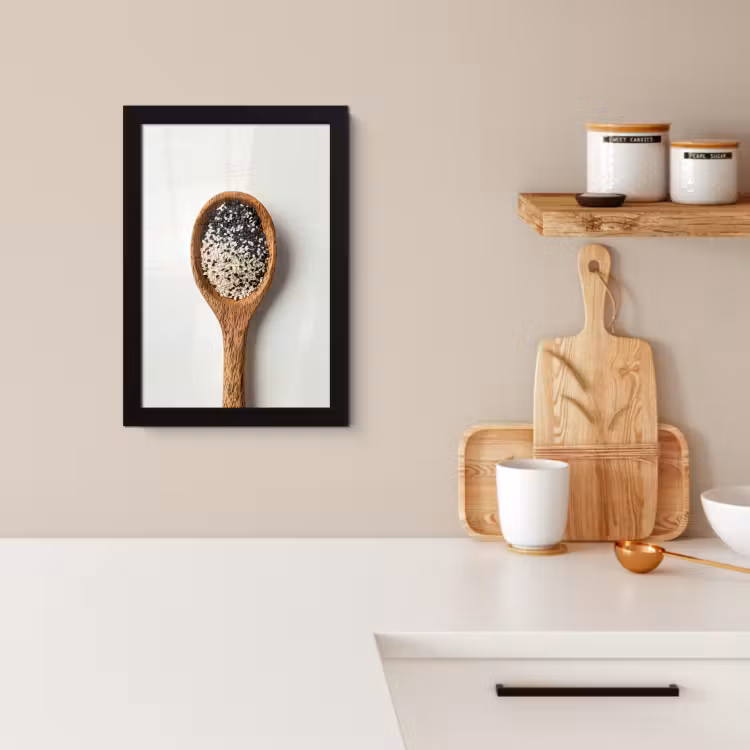 KitchenYeah - Cucina - Cornice per foto - Cucchiaio - Sesamo - Bianco — 2