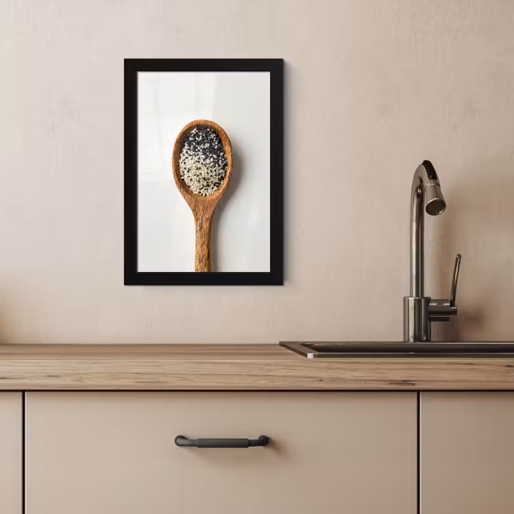 KitchenYeah - Cucina - Cornice per foto - Cucchiaio - Sesamo - Bianco — 4