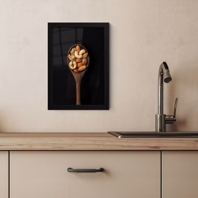 KitchenYeah - Cucina - Cornice per foto - Legno - Noce - Nero — 4