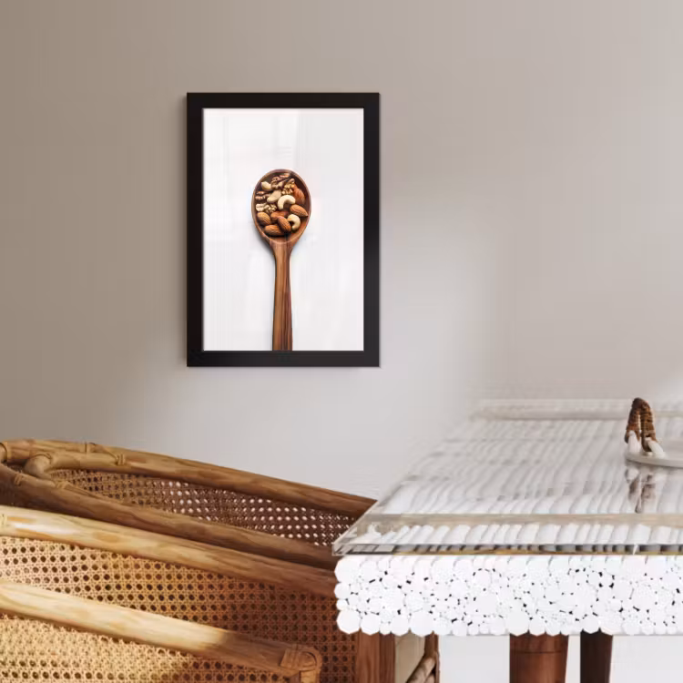 KitchenYeah - Cucina - Cornice per foto - Noce - Bianco - Legno — 4
