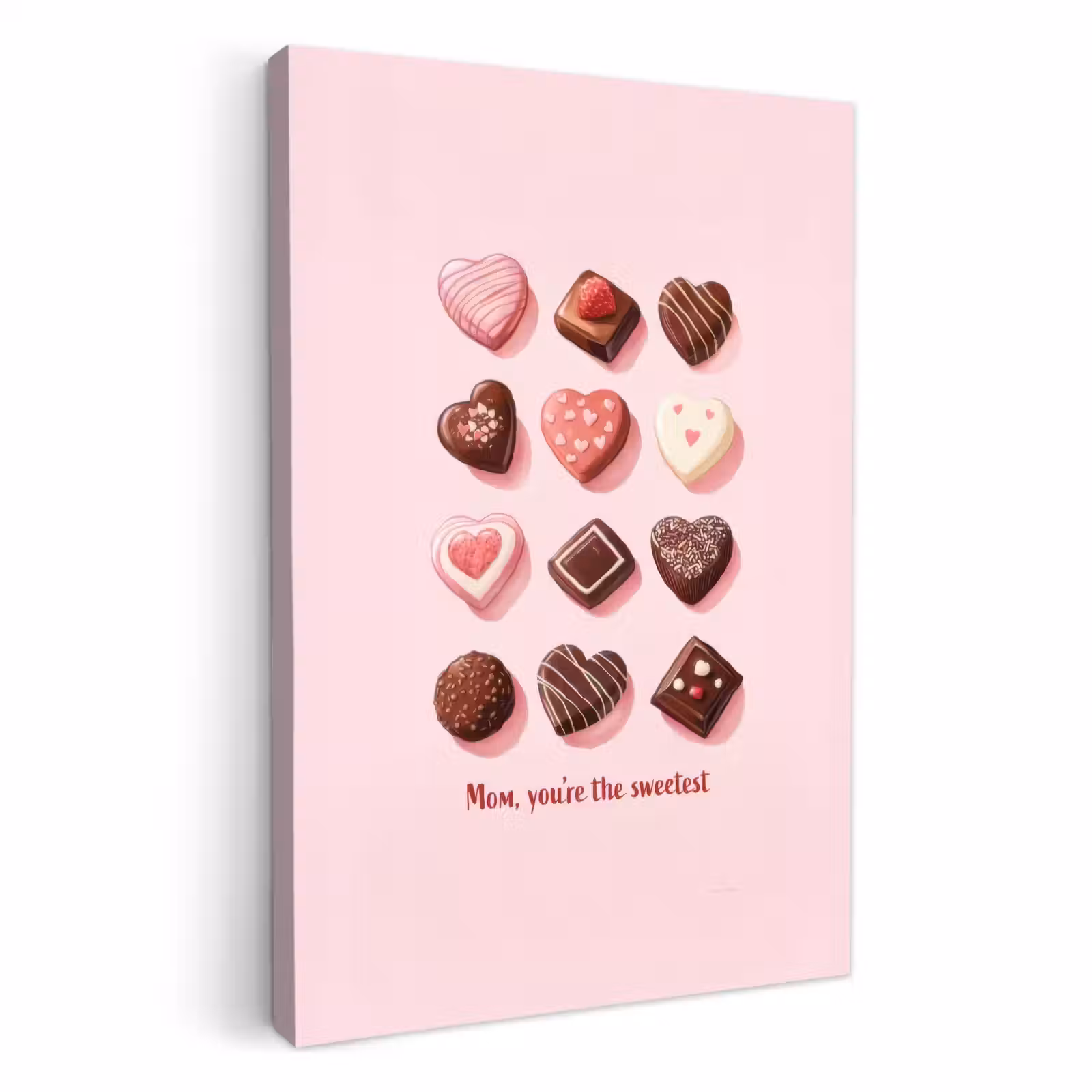 Dipinti su tela - Cioccolatini - A forma di cuore - Dearest — 1