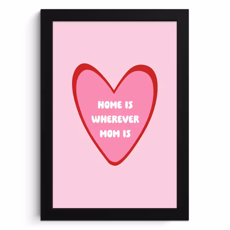 KitchenYeah - Cucina - Cornice per foto - Citazione - Madre - Rosa — 1