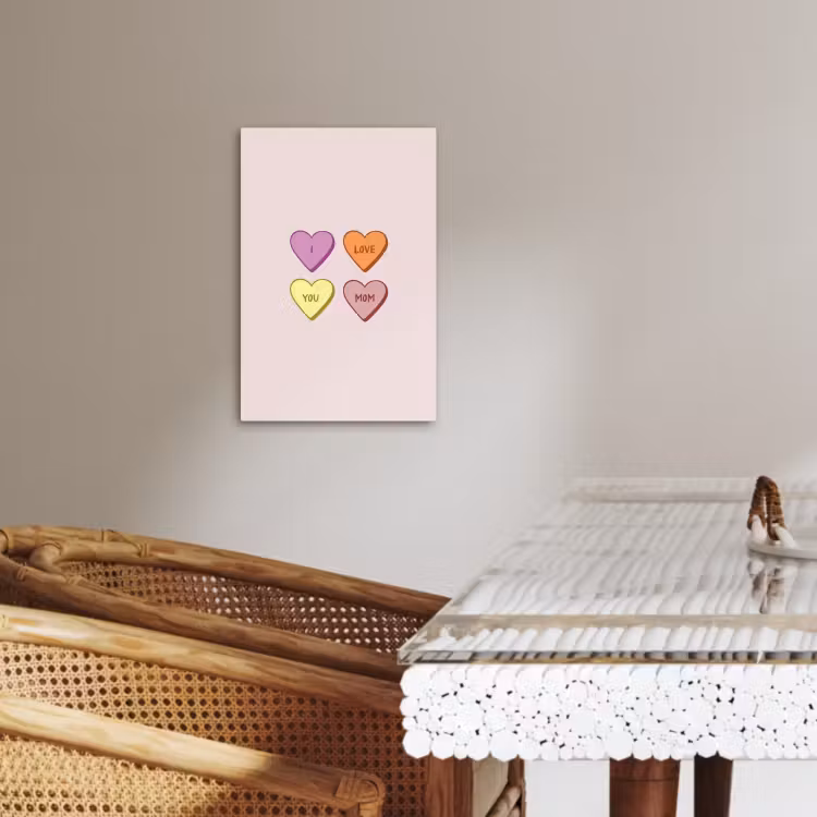 Dipinti su tela - Cuori - Pastello - Amore - Madre — 3
