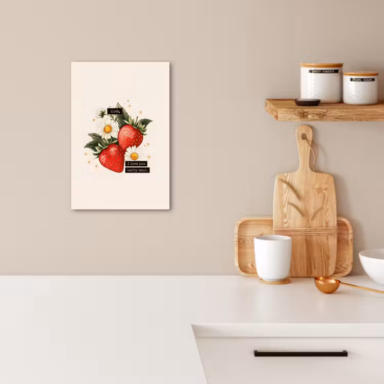 Dipinti su tela - Fragole - Margherite - Citazione - Stelle — 2