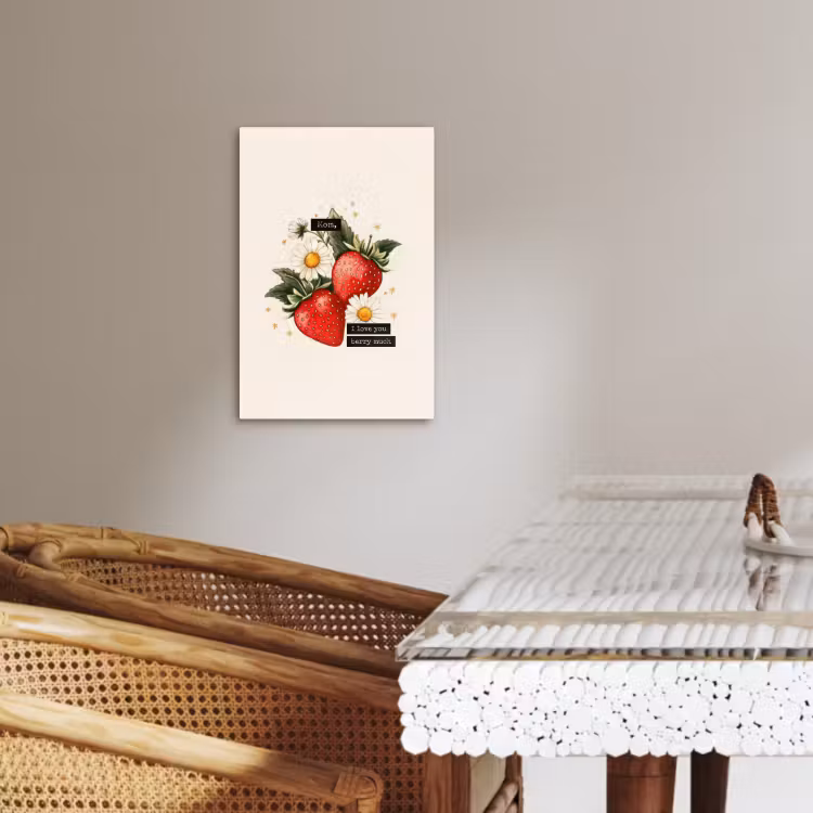 Dipinti su tela - Fragole - Margherite - Citazione - Stelle — 3