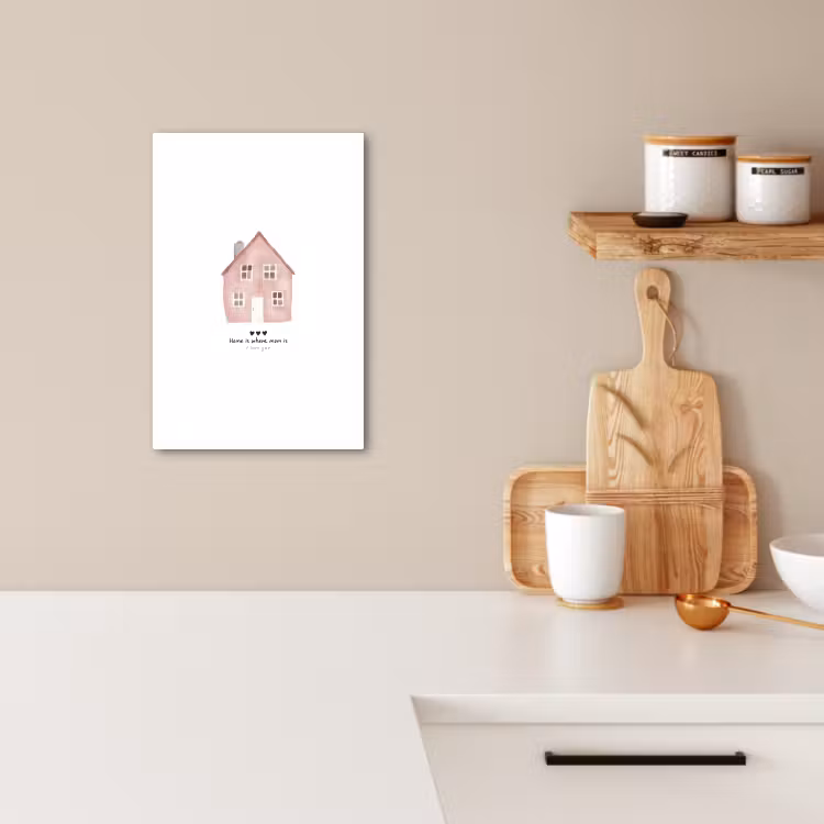 Dipinti su tela - Cottage - Rosa - Citazione - Madre — 4