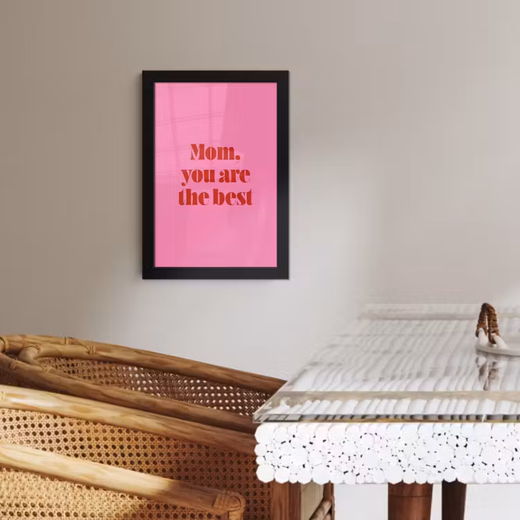 KitchenYeah - Cucina - Cornice per foto - Madre - Messaggio - Rosa — 4