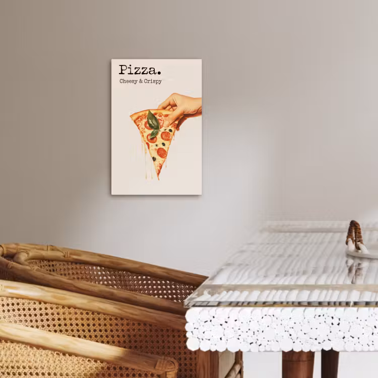 Dipinti su tela - Pizza - Formaggio - Salame piccante — 4