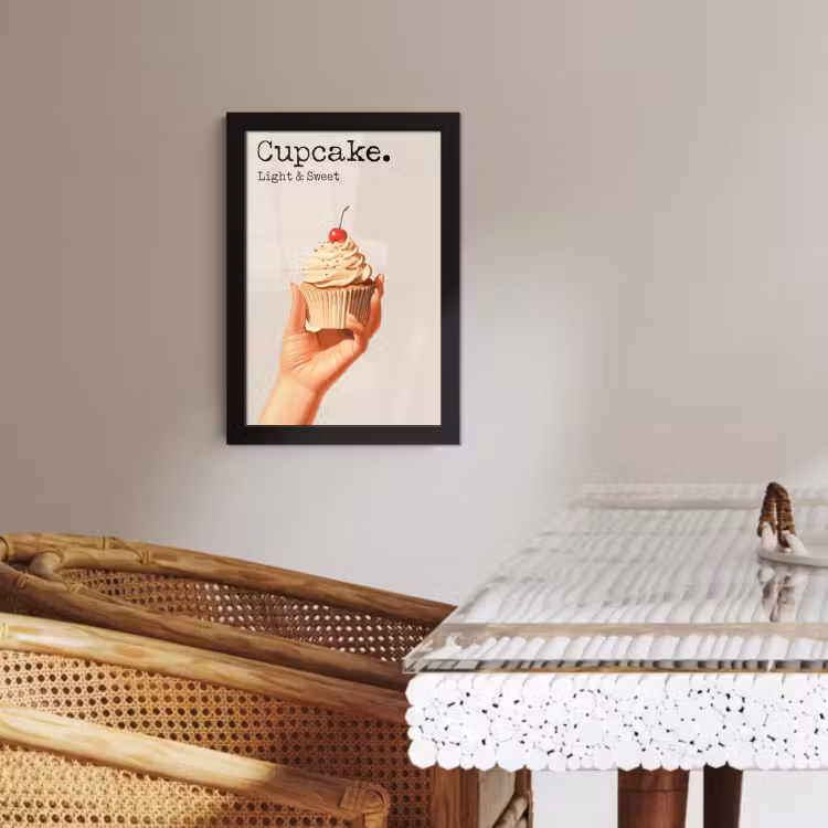 KitchenYeah - Cucina - Cornice per foto - Cupcake - Dolce - Ciliegia — 4
