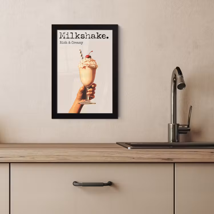 KitchenYeah - Cucina - Cornice per foto - Frullato - Ciliegia - cannuccia — 2