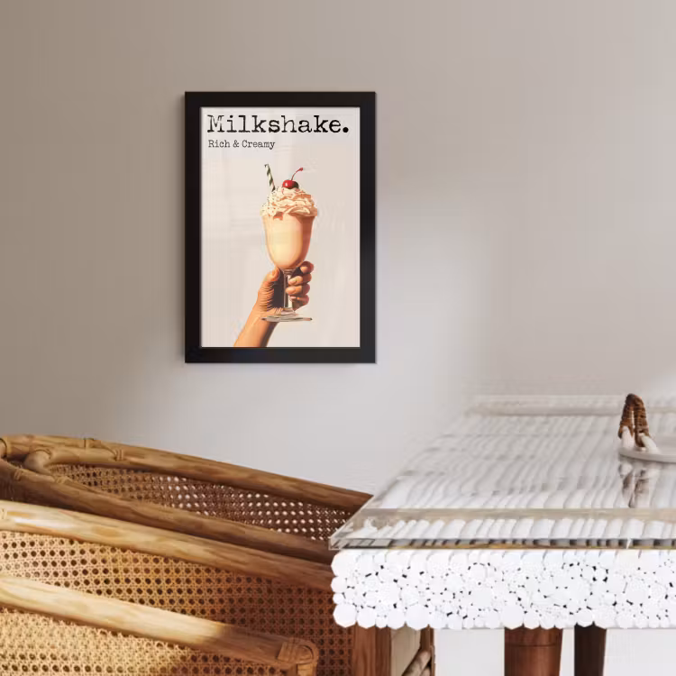 KitchenYeah - Cucina - Cornice per foto - Frullato - Ciliegia - cannuccia — 3