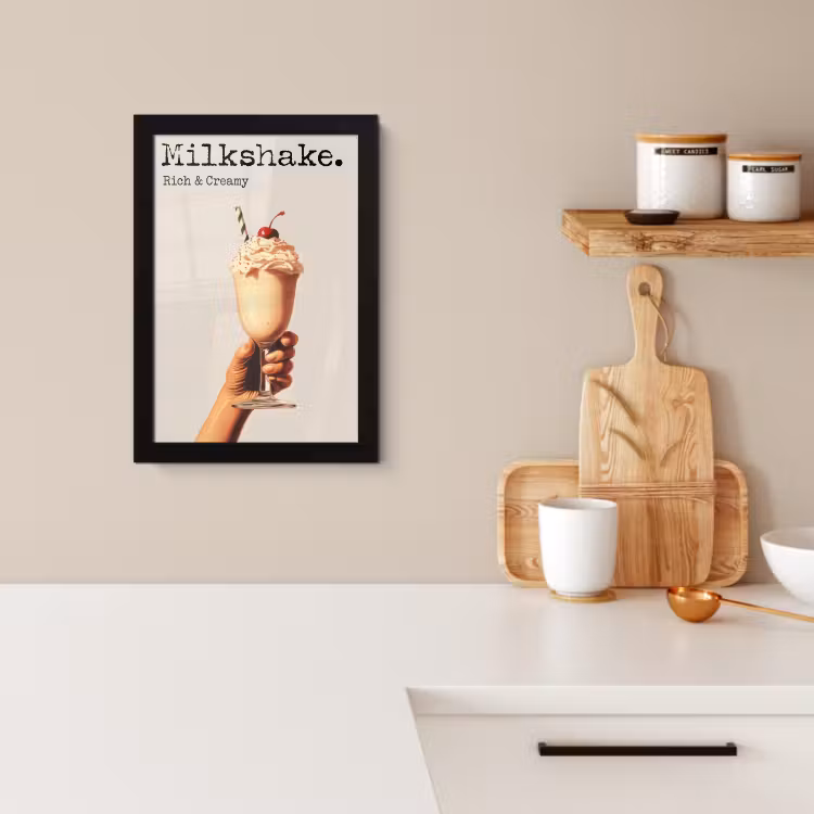 KitchenYeah - Cucina - Cornice per foto - Frullato - Ciliegia - cannuccia — 4