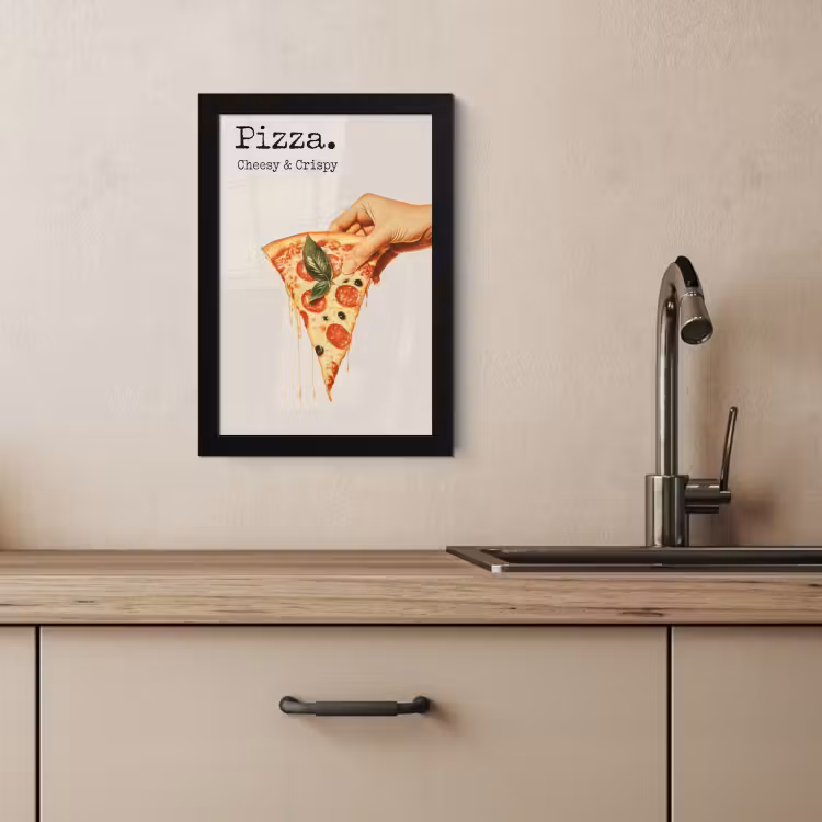 KitchenYeah - Cucina - Cornice per foto - Pizza - Formaggio - Salame piccante — 3
