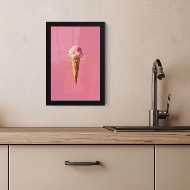 KitchenYeah - Cucina - Cornice per foto - Corno - Paletta per gelato - Rosa — 3
