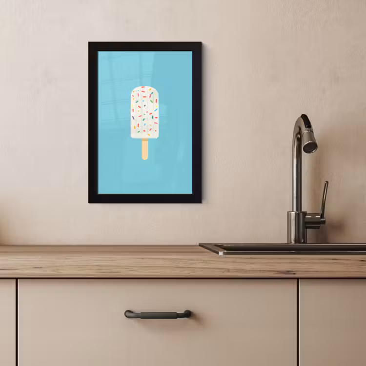 KitchenYeah - Cucina - Cornice per foto - Gelato - Bastoncino - Spolverini - Azzurro — 3