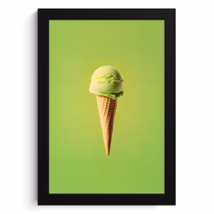 KitchenYeah - Cucina - Cornice per foto - Corno - Paletta per gelato - Verde — 1