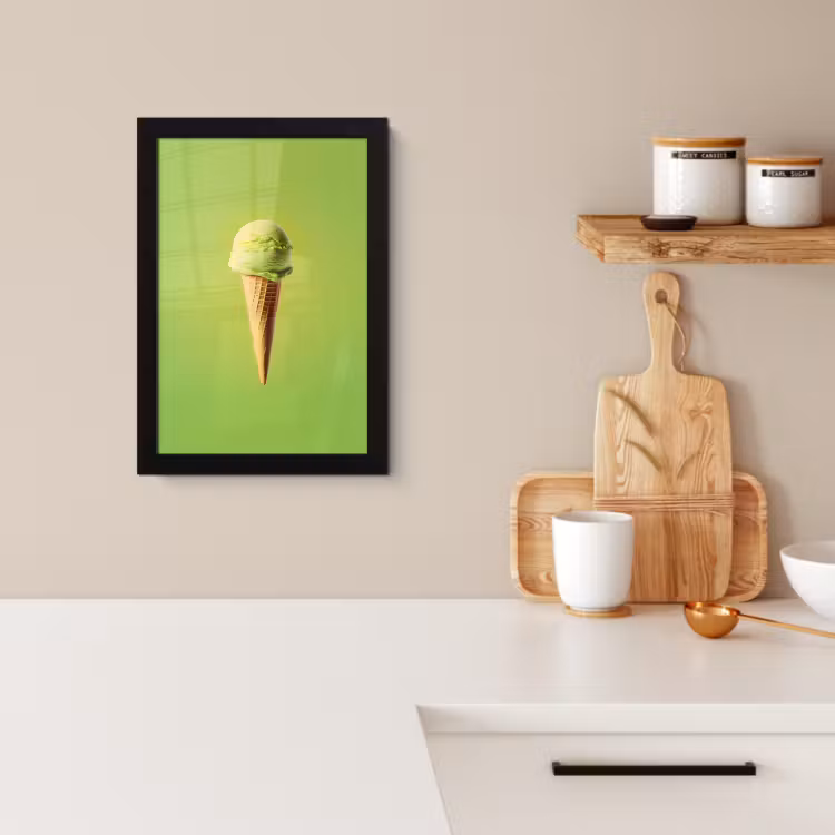 KitchenYeah - Cucina - Cornice per foto - Corno - Paletta per gelato - Verde — 2