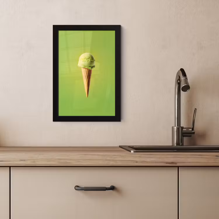 KitchenYeah - Cucina - Cornice per foto - Corno - Paletta per gelato - Verde — 4